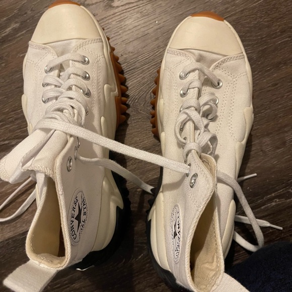 Converse White Women’s Run Star Motion CX Platform Sneakers Canvas Size 8.5 - Picture 9 of 10